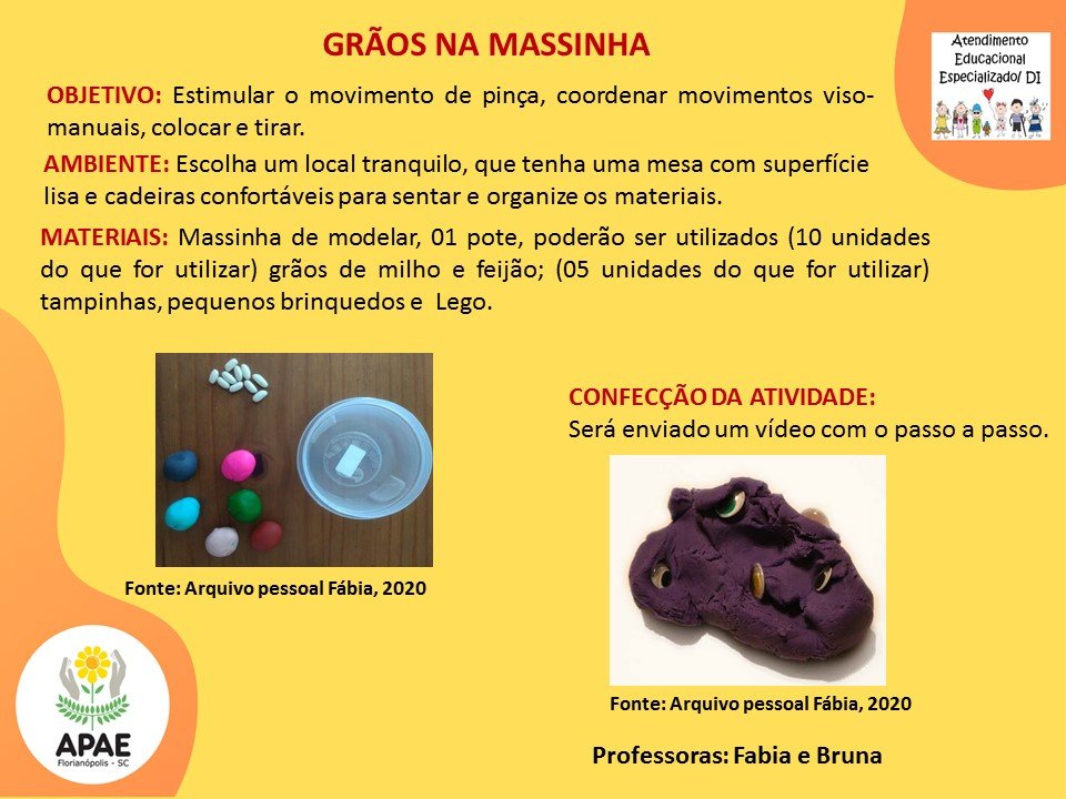 Atendimento Educacional Especializado - Grãos na Massinha