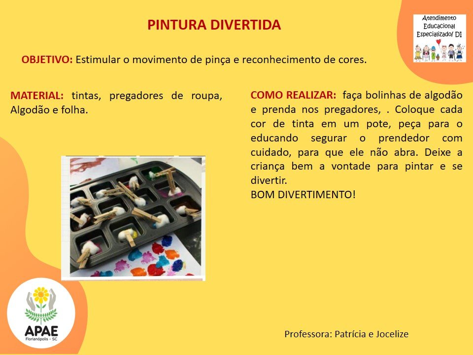 Pintura Divertida - Serviço Pedagógico Específico 
