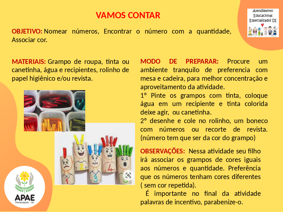 Vamos Contar - Estimulação Precoce