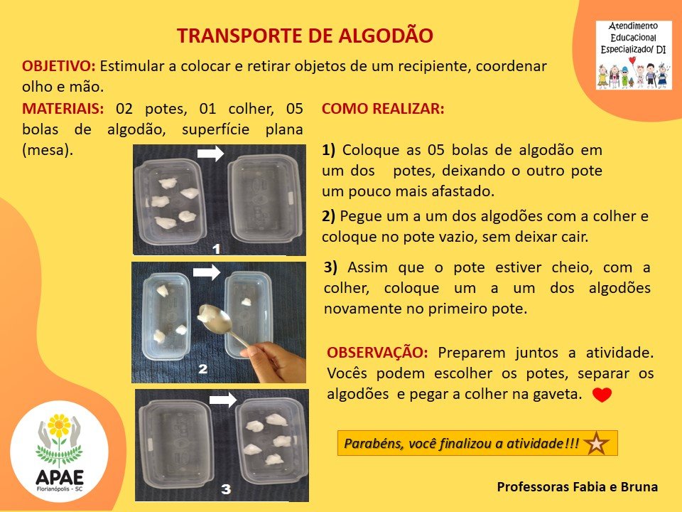 Transporte de Algodão - Estimulação Precoce 2